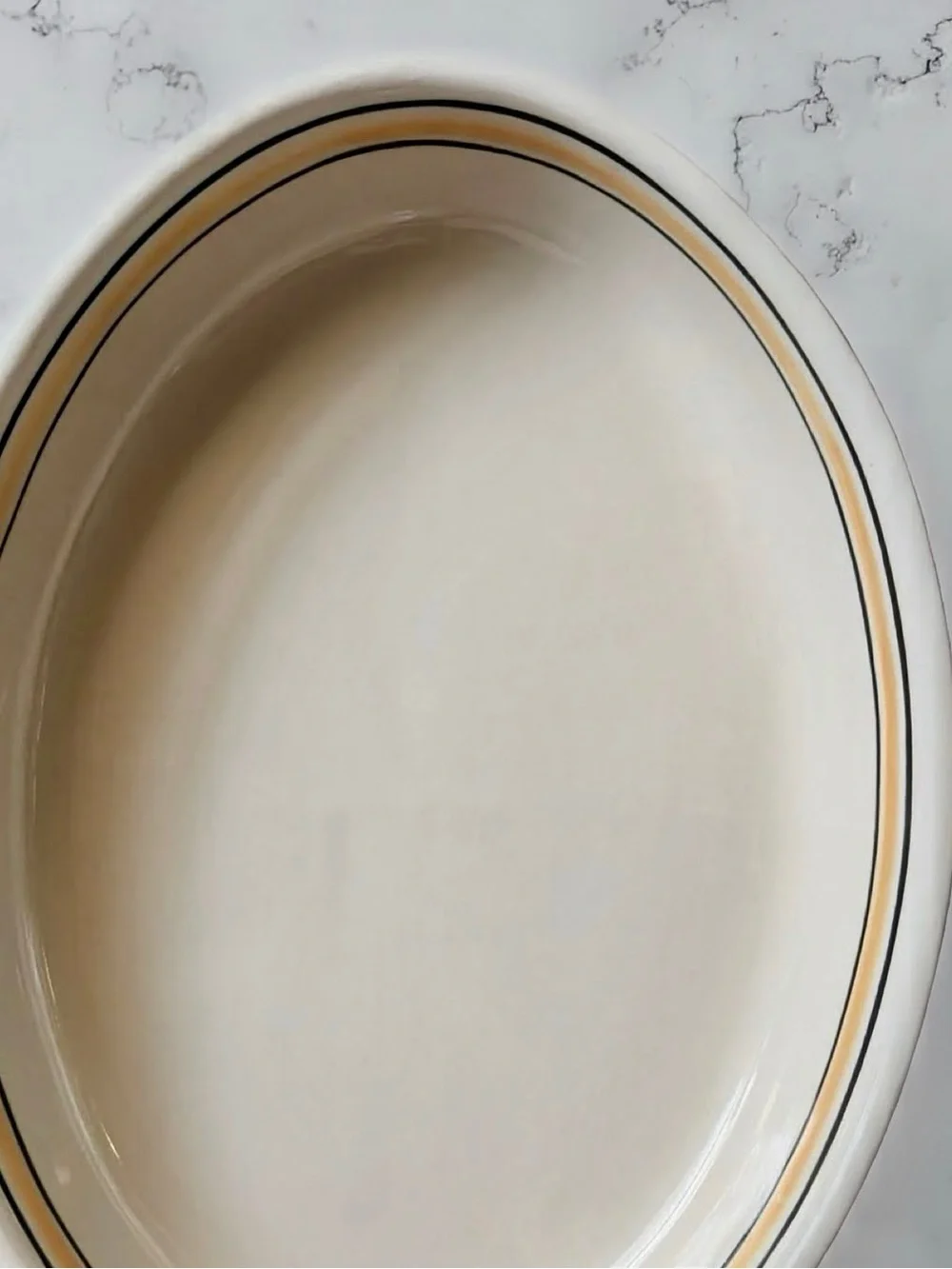 VTG Boleslawiec Polish Pottery Oval Baker Casserole Dish Pine Tree Forest 12x9